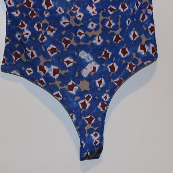 NEW Open Edit Multicolor Printed Strapless Bodysuits Women Size XS - Picture 7 of 12